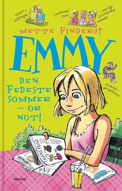 Emmy 3 - Den fedeste sommer - or not – omslag til lydbogen af Mette Finderup