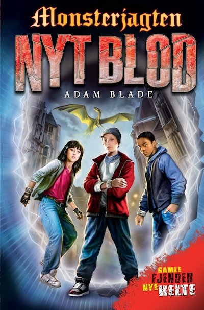 Monsterjagten – Nyt blod (1) – omslag til lydbogen af Adam Blade