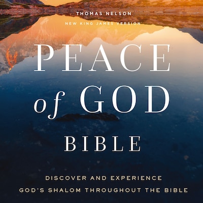 Peace of God Bible: Discover and Experience God's Shalom Throughout the Bible (NKJV, Audio) – omslag til lydbogen af Jeremiah J. Johnston, PhD