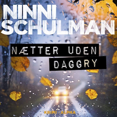 Nætter uden daggry – omslag til lydbogen af Ninni Schulman