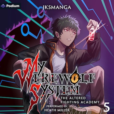 The Altered Fighting Academy: A LitRPG Progression Fantasy – omslag til lydbogen af JKSManga