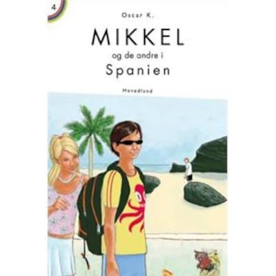 Mikkel og de andre i Spanien – omslag til lydbogen af Oscar K.