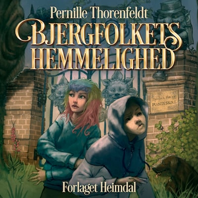 Bjergfolkets hemmelighed – omslag til lydbogen af Pernille Thorenfeldt