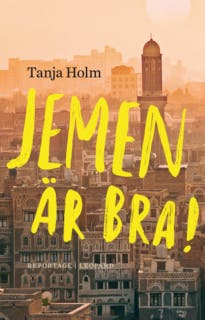 Jemen är bra! – omslag till ljudboken av Tanja Holm