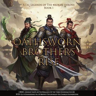 Oathsworn Brothers Rise – omslag til lydbogen af Luo Guanzhong, 罗 贯中