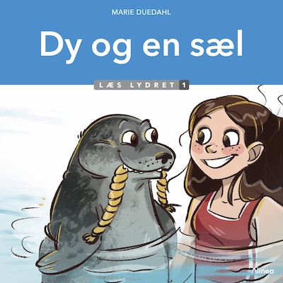 Dy og en sæl, Læs lydret 1 – omslag til lydbogen af Marie Duedahl