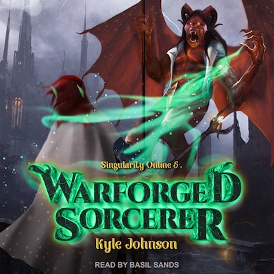 Warforged Sorcerer – omslag til lydbogen af Kyle Johnson