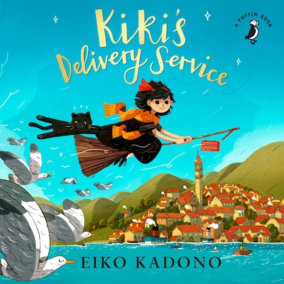 Kiki's Delivery Service – omslag til lydbogen af Eiko Kadono