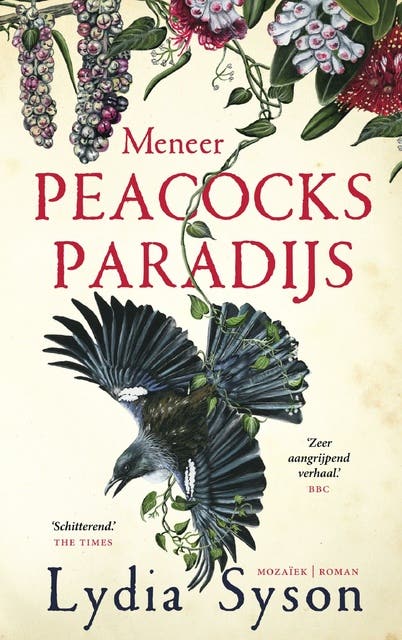 Meneer Peacocks paradijs – omslag van het luisterboek van Lydia Syson