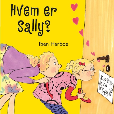 Hvem er Sally? – omslag til lydbogen af Iben Harboe