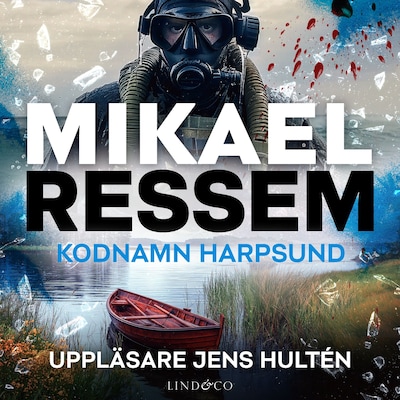 Kodnamn Harpsund – omslag till ljudboken av Mikael Ressem