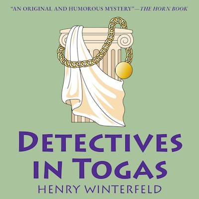 Detectives in Togas – omslag til lydbogen af Henry Winterfeld