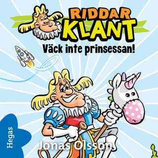 Väck inte prinsessan! – omslag till ljudboken av Jonas Olsson