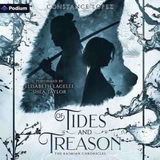 Of Tides and Treason: A Kasmian Chronicles Standalone – omslag till ljudboken av Constance Lopez