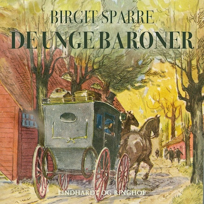 De unge baroner Glimringe 1860-1865 / De unge baroner – omslag til lydbogen af Birgit Sparre