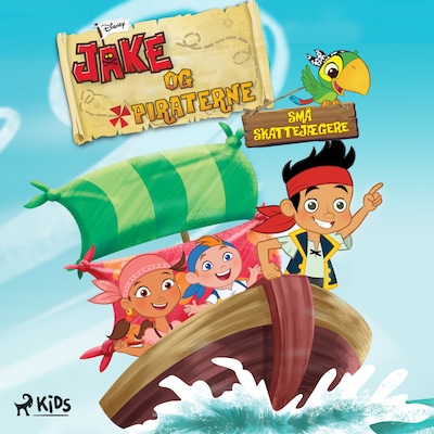 Jake og piraterne - Små skattejægere – omslag til lydbogen af Disney