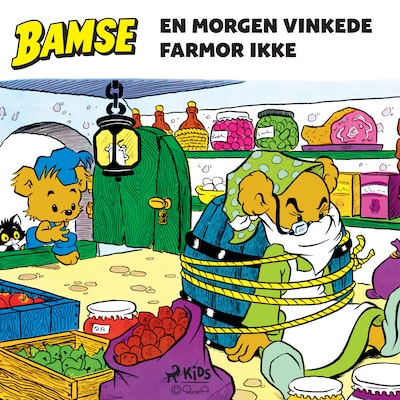 Bamse - En morgen vinkede farmor ikke – omslag til lydbogen af Rune Andréasson