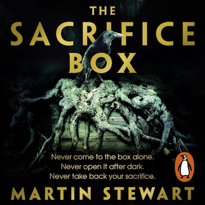The Sacrifice Box – omslag til lydbogen af Martin Stewart