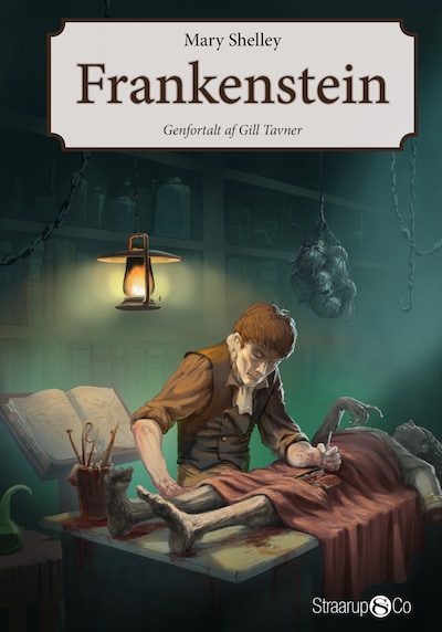 Frankenstein – omslag til lydbogen af Mary Shelly, Gill Tavner