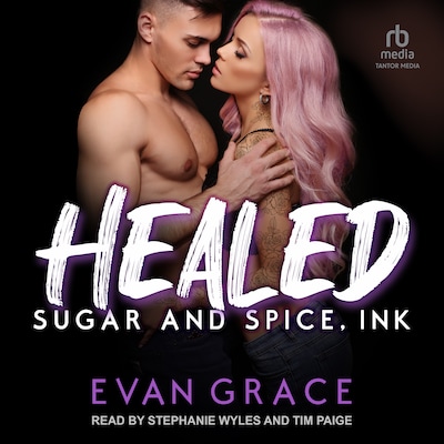 Healed – omslag til lydbogen af Evan Grace