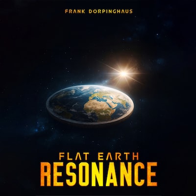 Flat Earth Resonance. – omslag til lydbogen af Frank Dorpinghaus