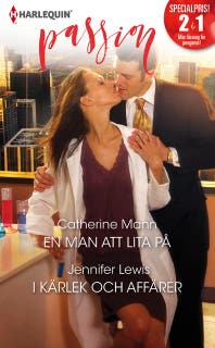 En man att lita på / I kärlek och affärer – omslag till ljudboken av Catherine Mann,Jennifer Lewis
