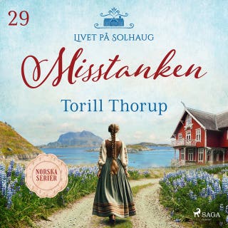 Misstanken – omslag till ljudboken av Torill Thorup