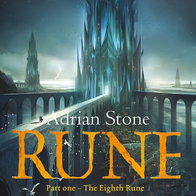 The Eighth Rune – omslag til lydbogen af Adrian Stone
