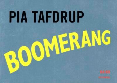 Boomerang – omslag til lydbogen af Pia Tafdrup