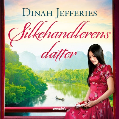 Silkehandlerens datter – omslag til lydbogen af Dinah Jefferies