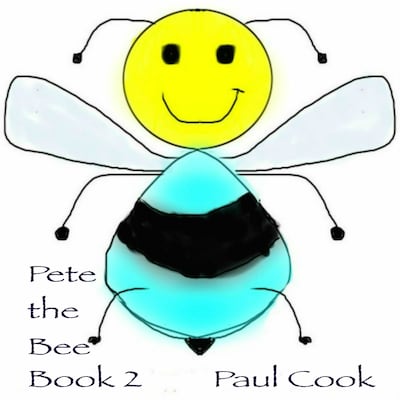 Pete the Bee Book 2 – omslag til lydbogen af Paul Cook