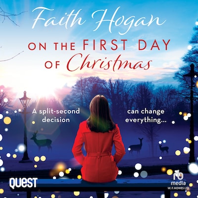 On the First Day of Christmas – omslag til lydbogen af Faith Hogan