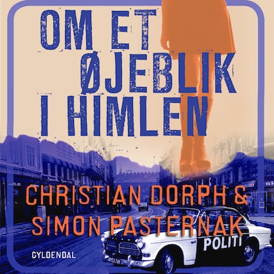 Om et øjeblik i himlen – omslag til lydbogen af Simon Pasternak, Christian Dorph