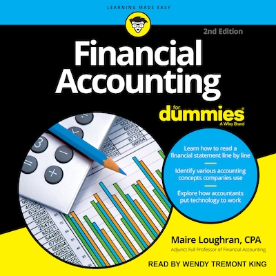 Financial Accounting For Dummies – omslag til lydbogen af Maire Loughran