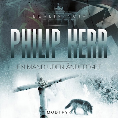 En mand uden åndedræt – omslag til lydbogen af Philip Kerr