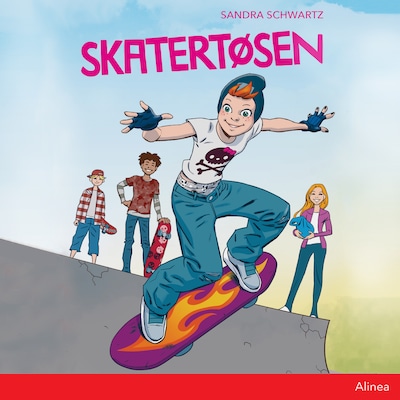 Skatertøsen – omslag til lydbogen af Sandra Schwartz