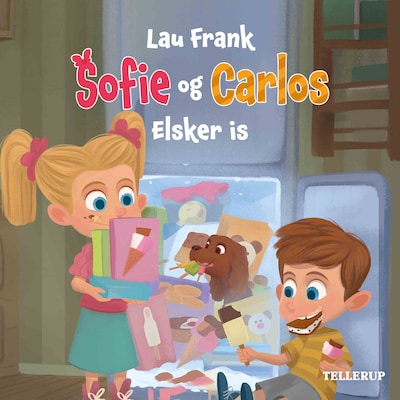 Sofie og Carlos #1: Sofie og Carlos elsker is – omslag til lydbogen af Lau Frank