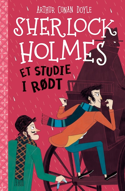 Sherlock Holmes (1) Et studie i rødt – omslag til lydbogen af Arthur Conan Doyle