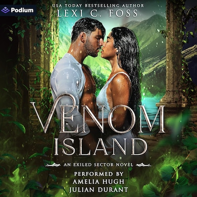 Venom Island – omslag til lydbogen af Lexi C. Foss