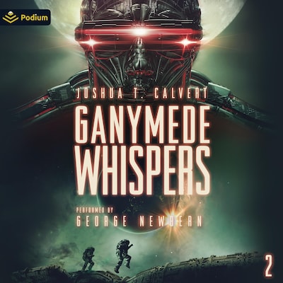 Ganymede Whispers – omslag til lydbogen af Joshua T. Calvert