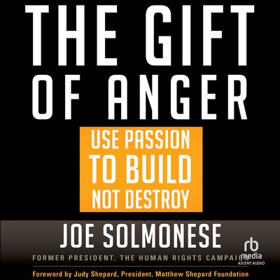 The Gift of Anger – omslag til lydbogen af Joe Solmonese