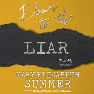 Down to the Liar – omslag till ljudboken av Mary Elizabeth Summer