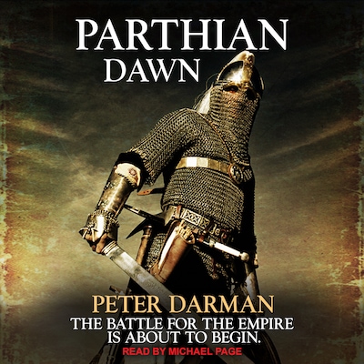 Parthian Dawn – omslag til lydbogen af Peter Darman