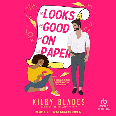 Looks Good on Paper – omslag til lydbogen af Kilby Blades