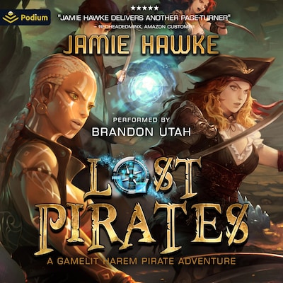 Lost Pirates – omslag til lydbogen af Jamie Hawke