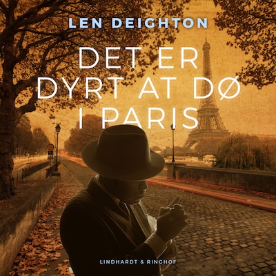 Det er dyrt at dø i Paris – omslag til lydbogen af Len Deighton