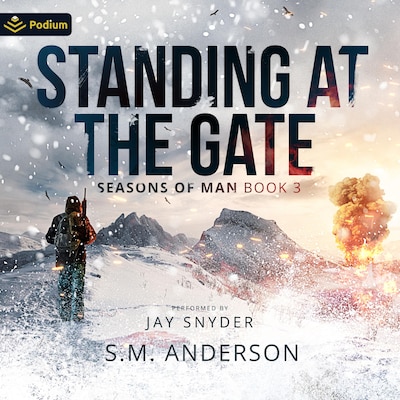 Standing at the Gate – omslag til lydbogen af S.M. Anderson