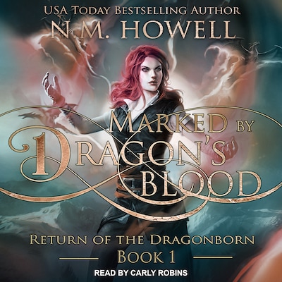 Marked by Dragon's Blood – omslag til lydbogen af N.M. Howell