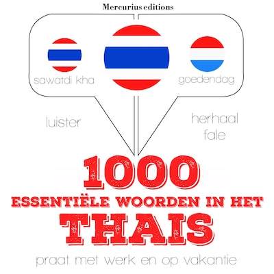 1000 essentiële woorden in het Thais – omslag van het luisterboek van JM Gardner