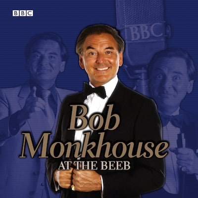 Bob Monkhouse At The Beeb – omslag til lydbogen af Bob Monkhouse